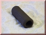 Tonröhre anthrazit-schwarz ca. 5x1,5 cm